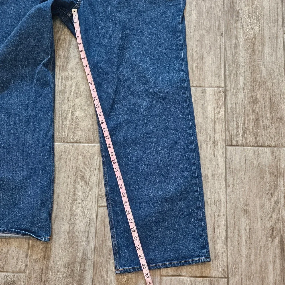 Abercrombie & Fitch 90s Relaxed Jean Women Size 36 Long Curve Love High Rise - Picture 4 of 11